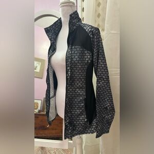 Champion Hexagon Pattern Bomber Jacket